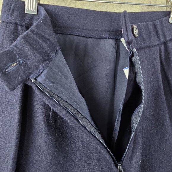 Koret Petites Jacket & Skirt Navy 2-Piece Suit Wool Blend Full Lined Good Size 6 - Picture 9 of 14